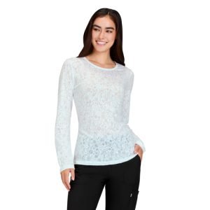 Koi  Smiley Tee Shirt S106PR Mujer
